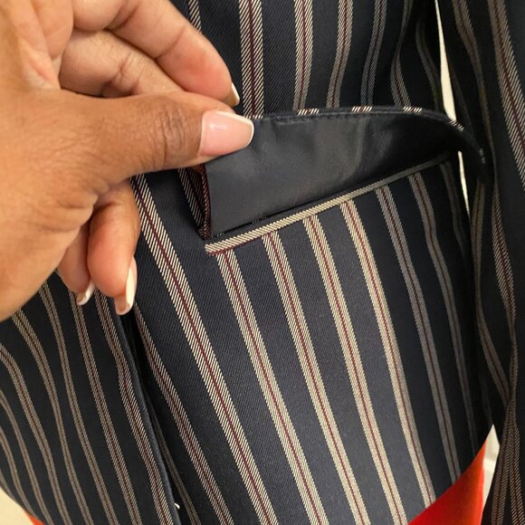 John Meyer Size 12 Ladies Pin striped Suit - Picture 9 of 14